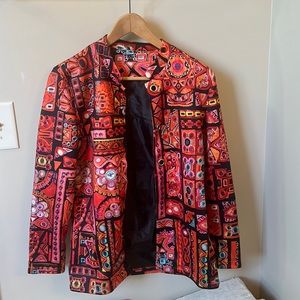 Indian style rich color jacket